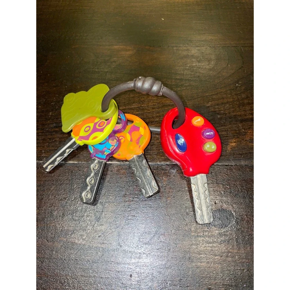 Bright Starts Keys‎ to Go Fun Keys Set Toddler Toy Colorful Baby Teether